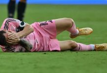 Messi diagnosed with left hamstring fatigue, return plan uncertain Messi diagnosed with left hamstring fatigue, return plan uncertain