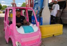 High gas prices spur Americans to improvise, from bus rides to toy cars