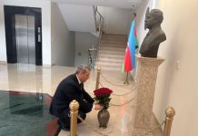 Azerbaijan Embassy in Islamabad honors National Leader Heydar Aliyev on 103rd Birth Anniversary Azerbaijan Embassy in Islamabad honors National Leader Heydar Aliyev on 103rd Birth Anniversary