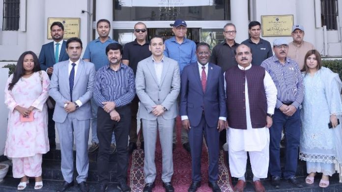 DNA 12-12 Ambassador Dr. Oumer Visits Sialkot Chamber of Commerce