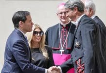 Rubio meets Pope Leo in bid to ease tensions