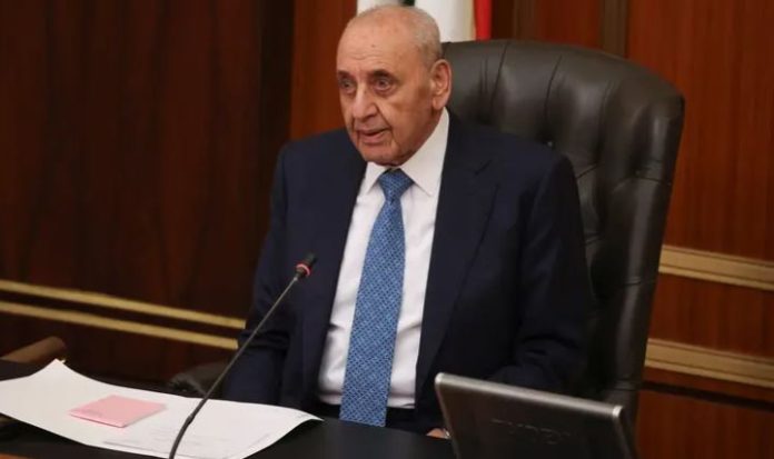 000 Lebanon parliament speaker supports Hezbollah pullback in parallel with Israeli withdrawal