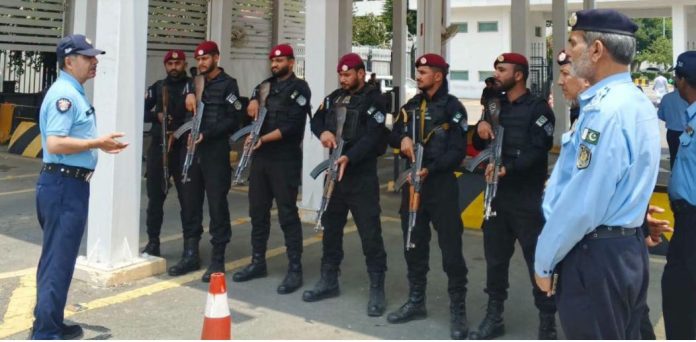 13 SP JPU Iqbal Khan reviews National Assembly security during budget session