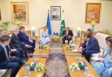 Kaja Kallas meets Ishaq Dar