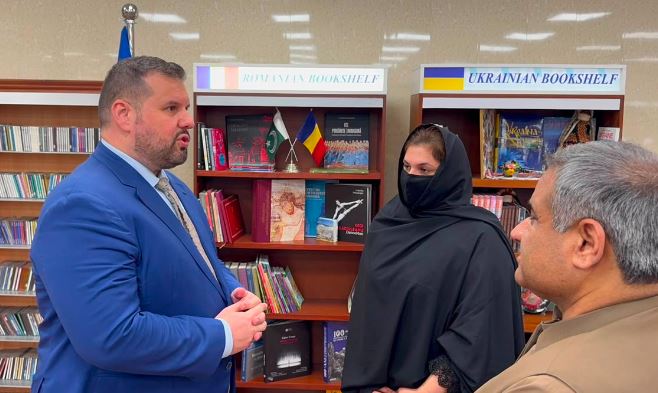 Embassy of Romania inaugurates "Romanian Shelf" at National Library of Pakistan