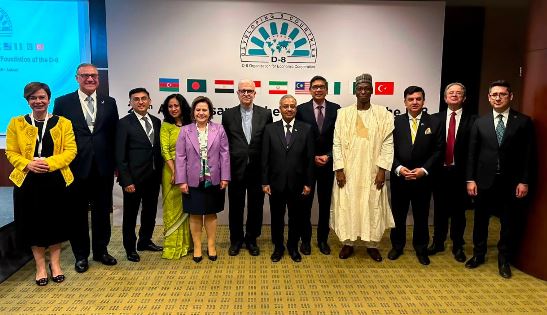 DNA 20-10 D-8 Secretary-General Ambassador Sohail Mahmood attending 51st Commission Session and 29th Anniversary reception in Ankara