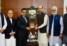 CDA to Review Property Tax Notices for I-9 & Kahuta Road Director Revenue CDA Kashif Niaz discussing property tax notices with ICCI President Sardar Tahir Mehmood in Islamabad