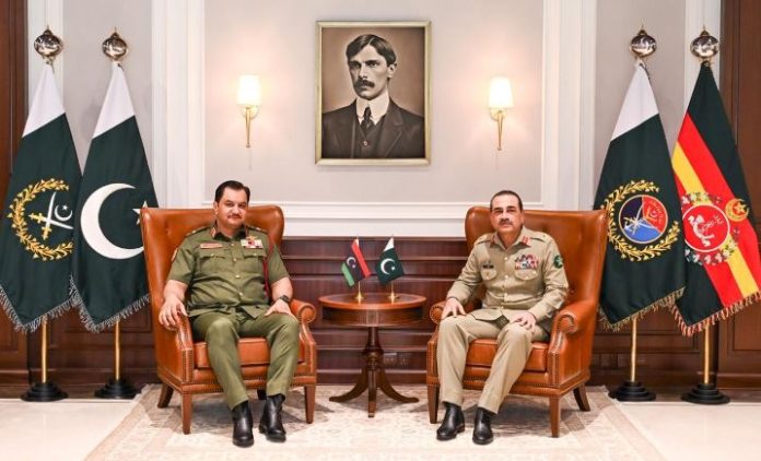 DNA 24-3 Libyan Deputy Commander meets Field Marshal Asim Munir
