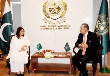 Hinza Asif meets President RCCI Hinza Asif meets President RCCI