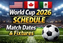 World Cup 2026 fixture schedule and UK kick-off times