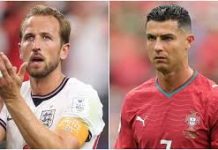 Kane double fires England World Cup bid as Ronaldo’s Portugal stumble
