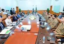 Prime Minister Shehbaz Sharif Chairs Provincial Apex Committee Meeting on National Action Plan