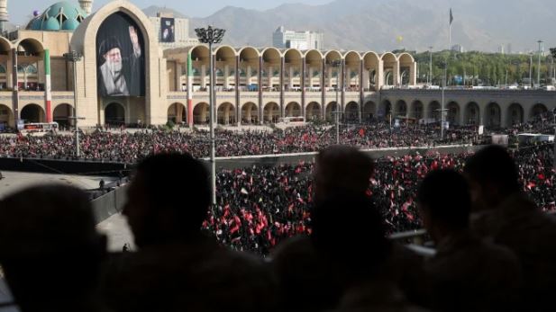 112 Huge crowds gather as Khamenei funeral ceremonies begin in Iran