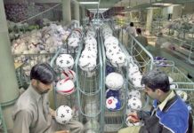 Pakistani football Manufacturing highlighted Pakistani football Manufacturing highlighted