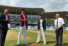 First Test: West Indies win toss, elect to bat first against Pakistan First Test: West Indies win toss, elect to bat first against Pakistan