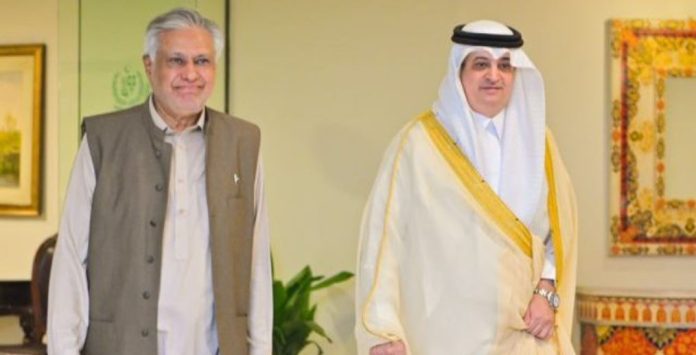 131 FM Dar, Saudi Ambassador exchange views on regional developments
