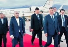 President Asif Ali Zardari reaches Kyrgyzstan on four-day official visit President Asif Ali Zardari reaches Kyrgyzstan on four-day official visit