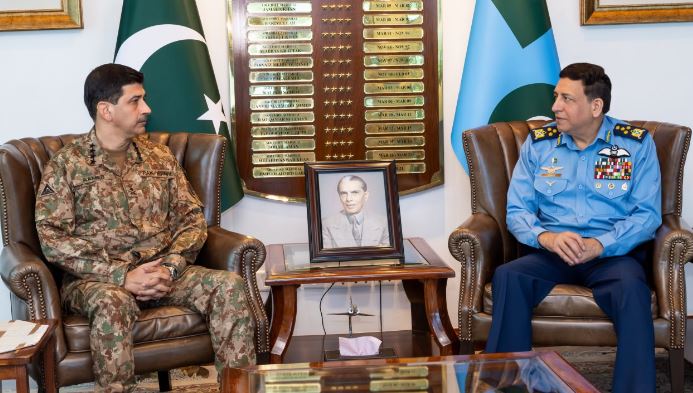 Navy, Air Force chiefs greet new NSC head