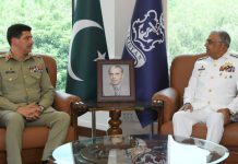 Navy, Air Force chiefs greet new NSC head Navy, Air Force chiefs greet new NSC head