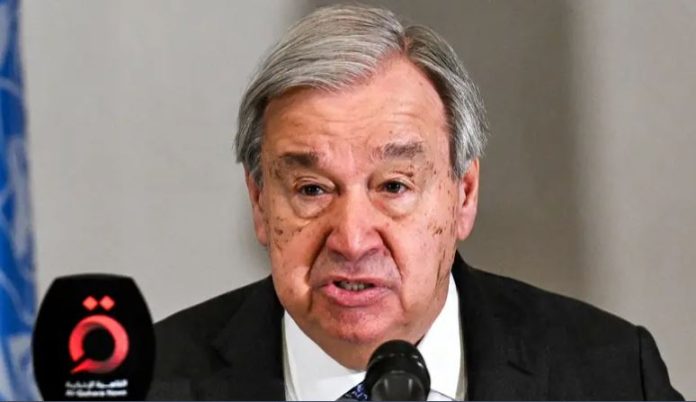 NEWS UN chief urges immediate removal of all Syria sanctions