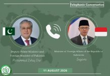 Dar, Indonesian FM reaffirm commitment to strengthen ties Dar, Indonesian FM reaffirm commitment to strengthen ties
