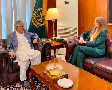 DNA 14-2 UK envoy meets Deputy PM Ishaq Dar