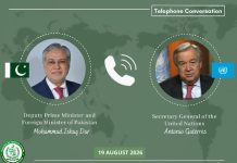 Ishaq Dar, UN chief discuss mutual interests Ishaq Dar, UN chief discuss mutual interests