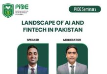 PIDE seminar explores AI and Fintech landscape for policy reform PIDE seminar explores AI and Fintech landscape for policy reform