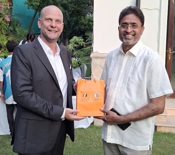 Embassies of Belgium and the Netherlands welcome Pakistan Hockey Team
