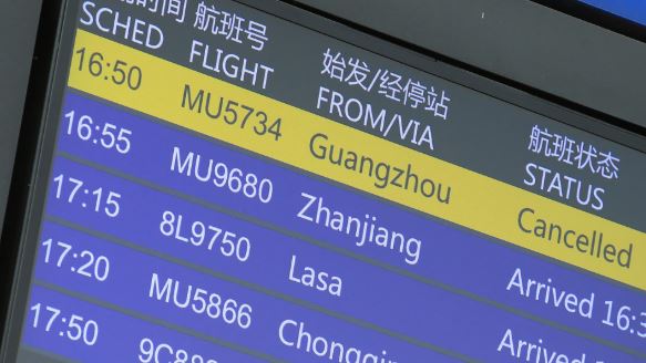 NEWS Flight cancellations, evacuations in China