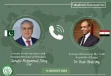 DPM Dar receives Independence Day felicitations, greetings from Egypt’s FM Abdelatty DPM Dar receives Independence Day felicitations, greetings from Egypt’s FM Abdelatty