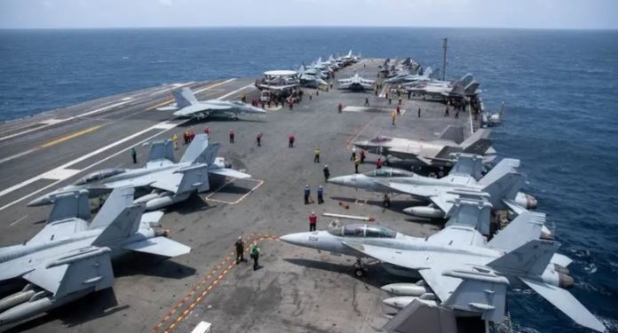 NEWS New US carrier strike group arrives in Middle East: Military