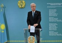 Kazkh vote to strengthen President grip Kazkh vote to strengthen President grip