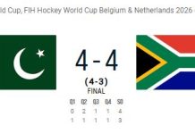 Pakistan Edges Past South Africa in Shootout, Secures 11th Position in FIH Hockey World Cup 2026 Pakistan Edges Past South Africa in Shootout, Secures 11th Position in FIH Hockey World Cup 2026