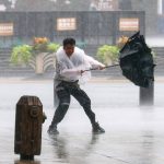 Typhoon Dolphin’s vast storm system pushes inland, threatens central China