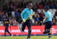 Sri Lanka beat England by 16 runs after 121 by captain Mendis to take ODI series to a decider