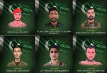 Two officers, four soldiers martyred in Hangu Operation: ISPR Two officers, four soldiers martyred in Hangu Operation: ISPR