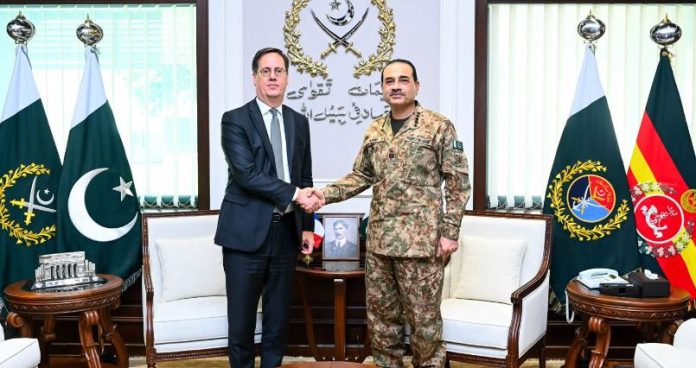 DNA 22-15 Nicolas Roche calls on Field Marshal Asim Munir at GHQ