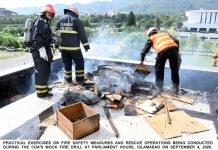 CDA conducts fire safety drill at Parliament house CDA conducts fire safety drill at Parliament house