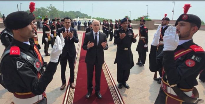 NEWS Lebanese Interior Minister Ahmad Al-Hajjar visits Pakistan Monument, Islamabad Police Lines