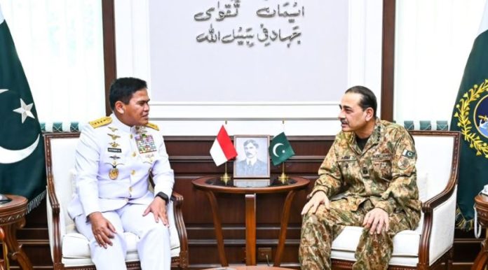 NEWS Indonesian Naval Chief calls on COAS Syed Asim Munir
