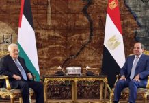 Egypt’s al-Sisi rejects Palestinian displacement in Abbas meeting Egypt’s al-Sisi rejects Palestinian displacement in Abbas meeting