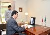 Acting President Gilani visits Norwegian Ambassador’s Residence