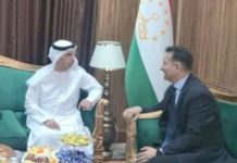 Tajikistan, UAE envoys meet in Islamabad