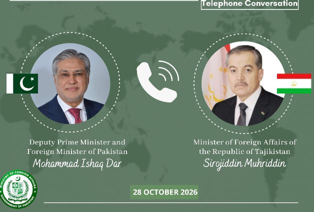 DNA 28-7 Pakistan, Tajikistan vow to strengthen enduring partnership, expand cooperation