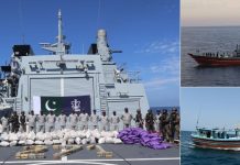 Pakistan Navy Ship YARMOOK seizes 850 kg Ice in Arabian Sea Pakistan Navy Ship YARMOOK seizes 850 kg Ice in Arabian Sea