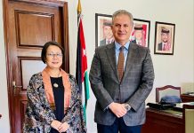 Jordanian Ambassador Receives New UNHCR Representative in Pakistan