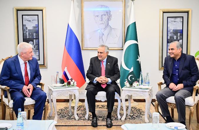 Dar expresses satisfaction at positive momentum in Pakistan–Russia relations Dar expresses satisfaction at positive momentum in Pakistan–Russia relations