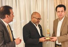Talal Chaudhry, Maldives Interior Minister discuss cooperation on illegal immigration, human trafficking Talal Chaudhry, Maldives Interior Minister discuss cooperation on illegal immigration, human trafficking