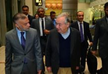 UN Chief Antonio Guterres arrives in Islamabad at DPM Ishaq Dar’s invitation